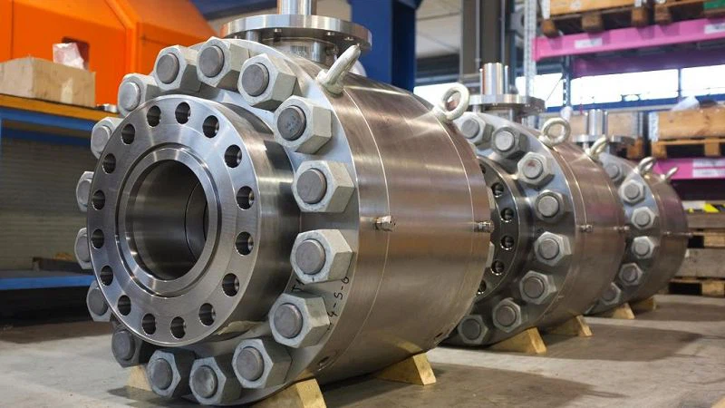 Fòje Steel gwo presyon boul valv